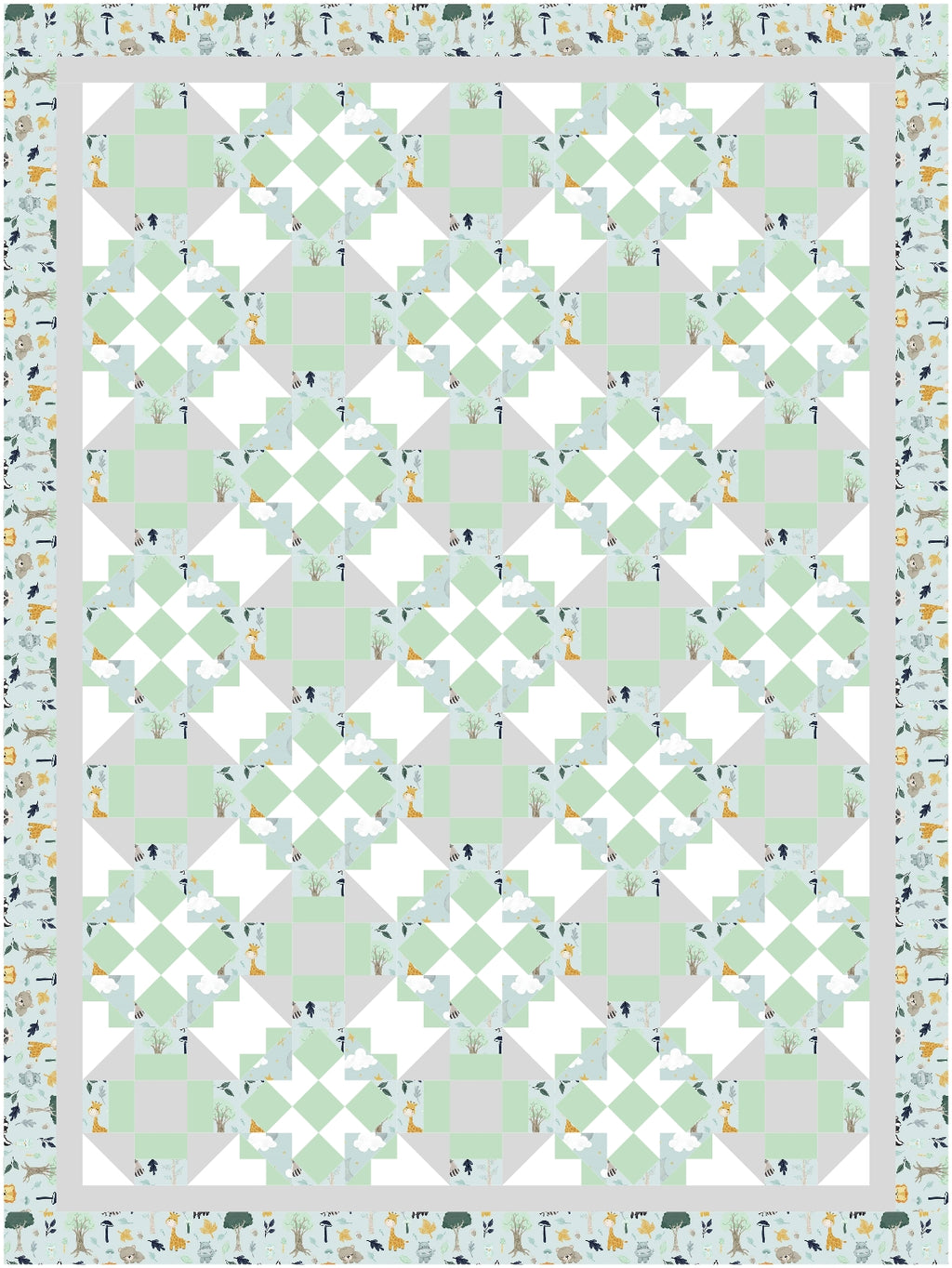 BL207 Flutterby Quilt pattern 2 sizes plus 10 more with other qube sizes