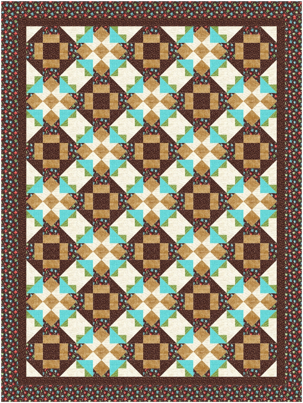 BL207 Flutterby Quilt pattern 2 sizes plus 10 more with other qube sizes