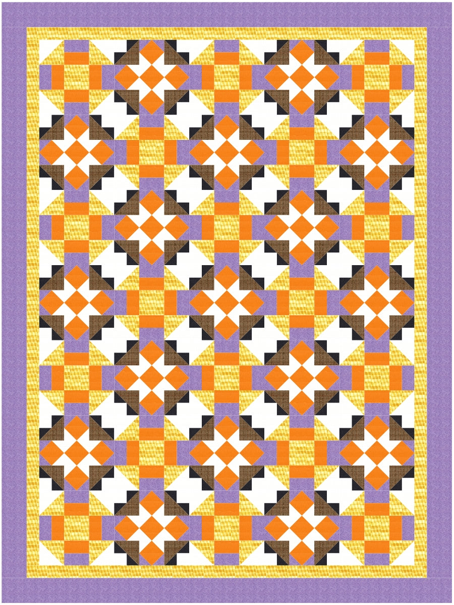 BL207 Flutterby Quilt pattern 2 sizes plus 10 more with other qube sizes