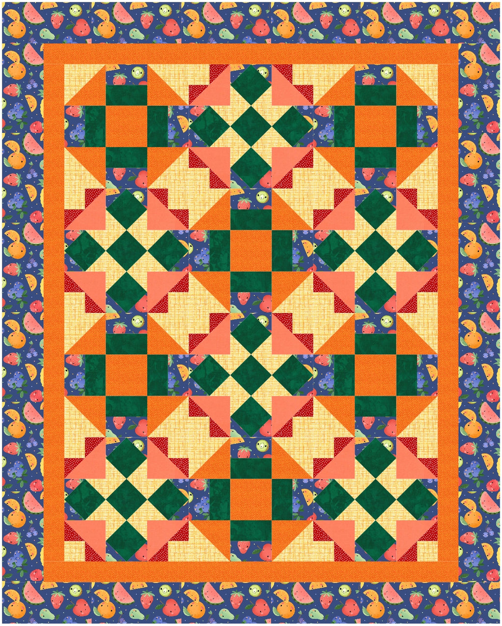 BL207 Flutterby Quilt pattern 2 sizes plus 10 more with other qube sizes