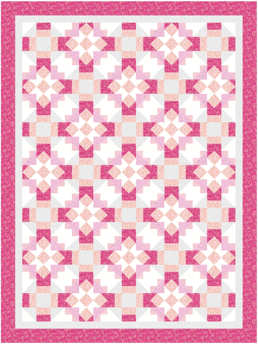 BL207 Flutterby Quilt pattern 2 sizes plus 10 more with other qube sizes