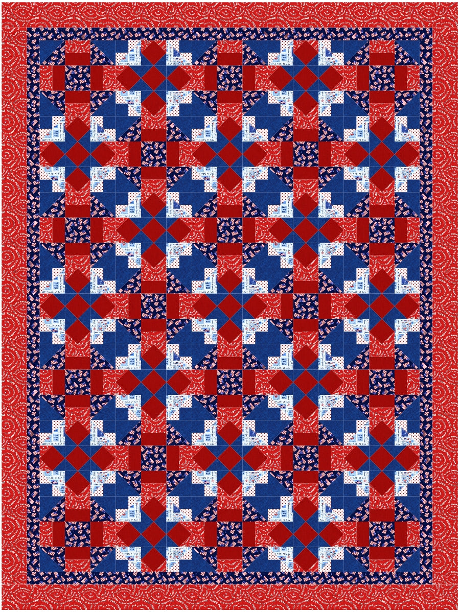 BL207 Flutterby Quilt pattern 2 sizes plus 10 more with other qube sizes
