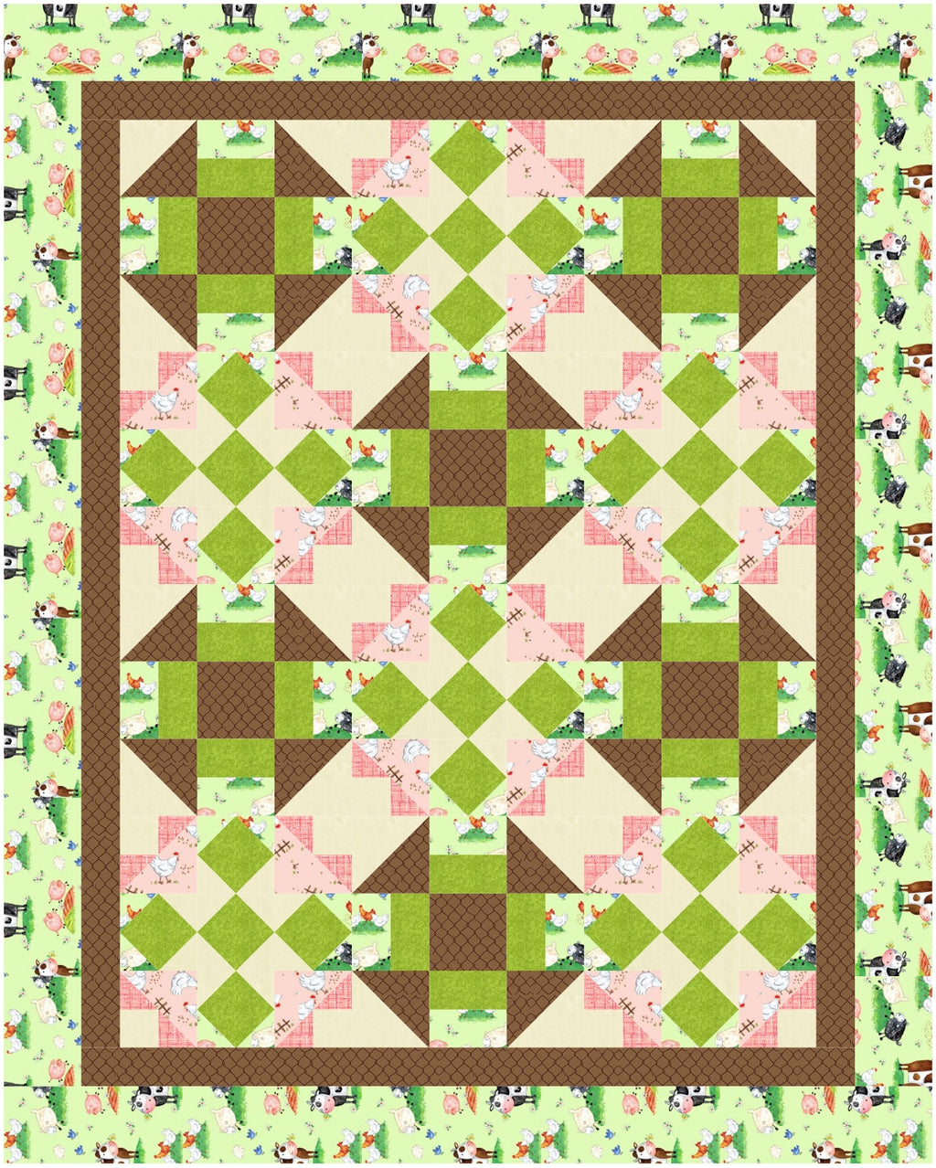 BL207 Flutterby Quilt pattern 2 sizes plus 10 more with other qube sizes