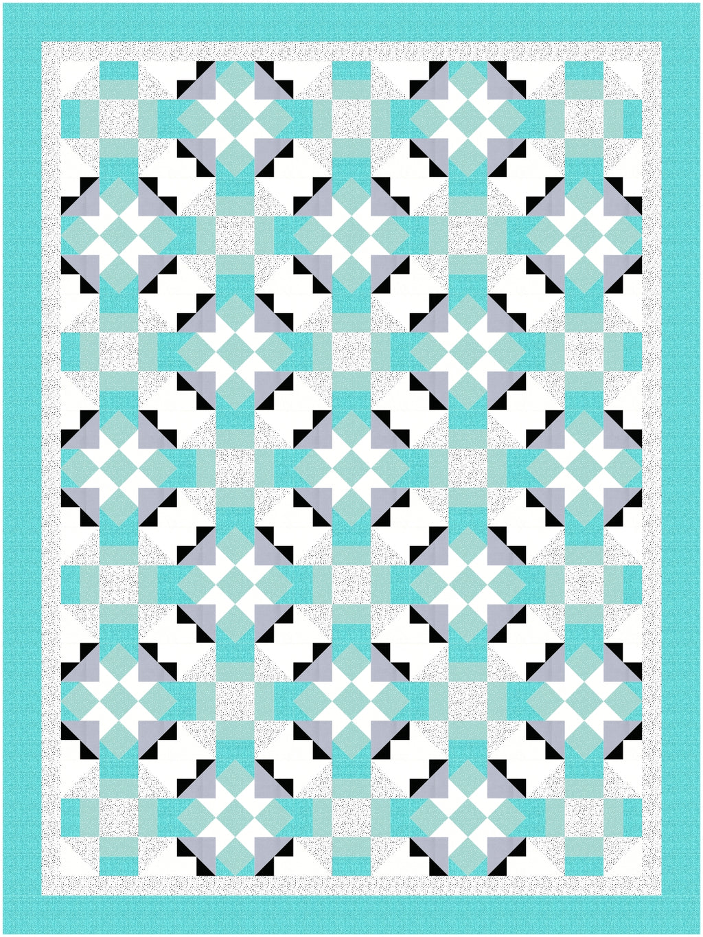 BL207 Flutterby Quilt pattern 2 sizes plus 10 more with other qube sizes