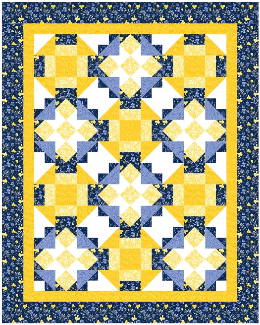 BL207 Flutterby Quilt pattern 2 sizes plus 10 more with other qube sizes