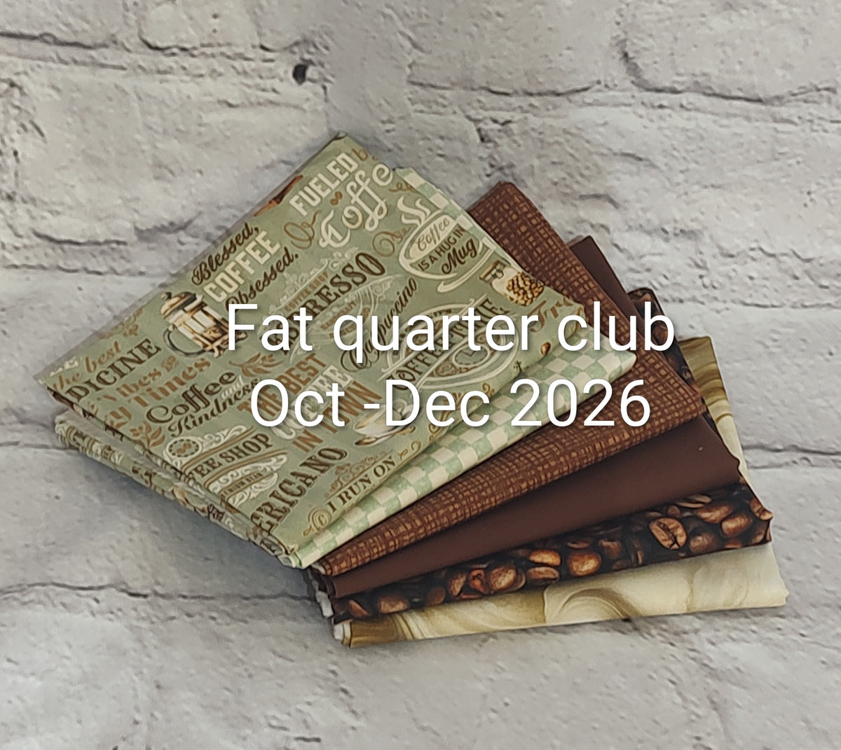 Fat Quarter Club with FREE PATTERN