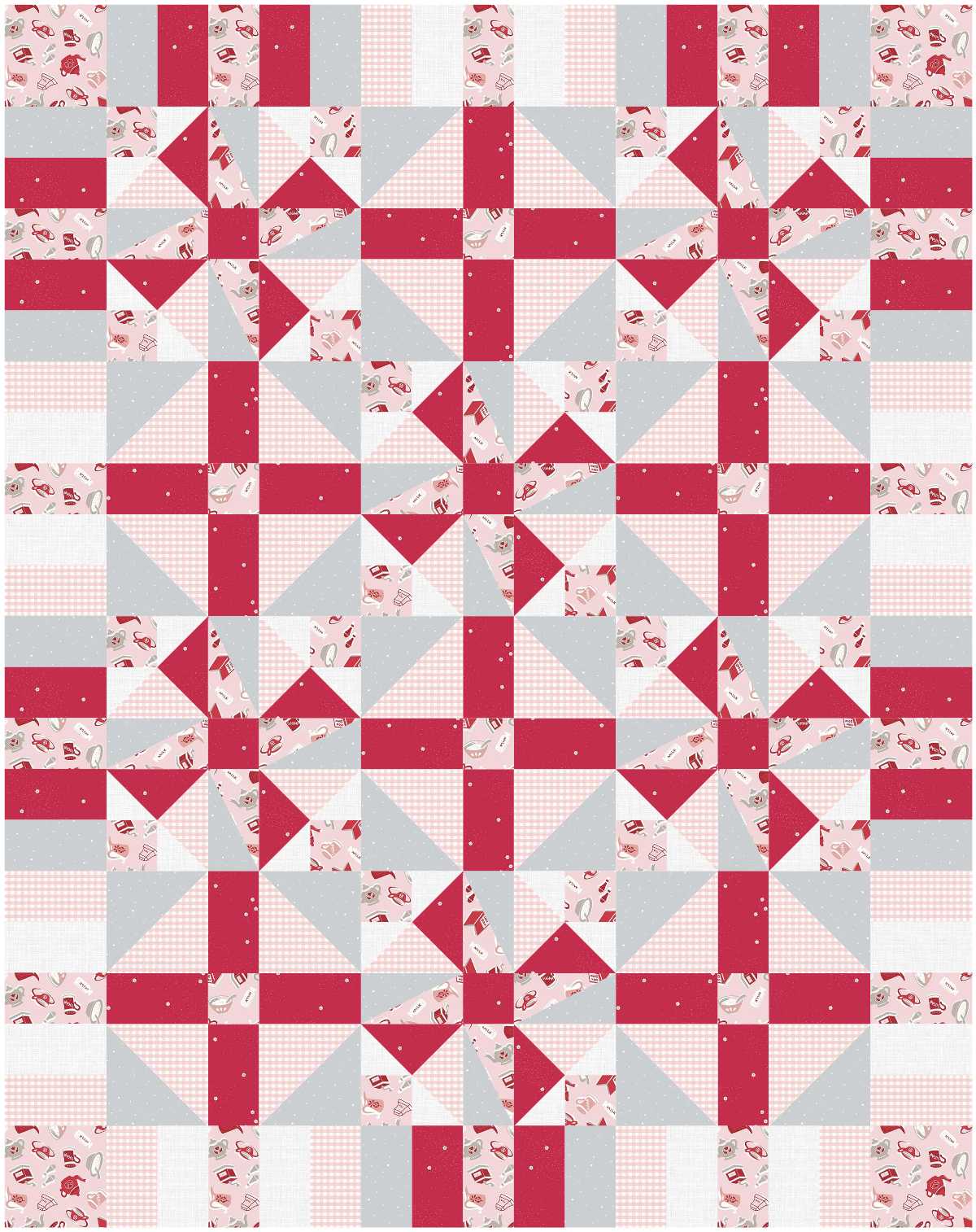 BL211 Fragility Quilt Kit MEDIUM