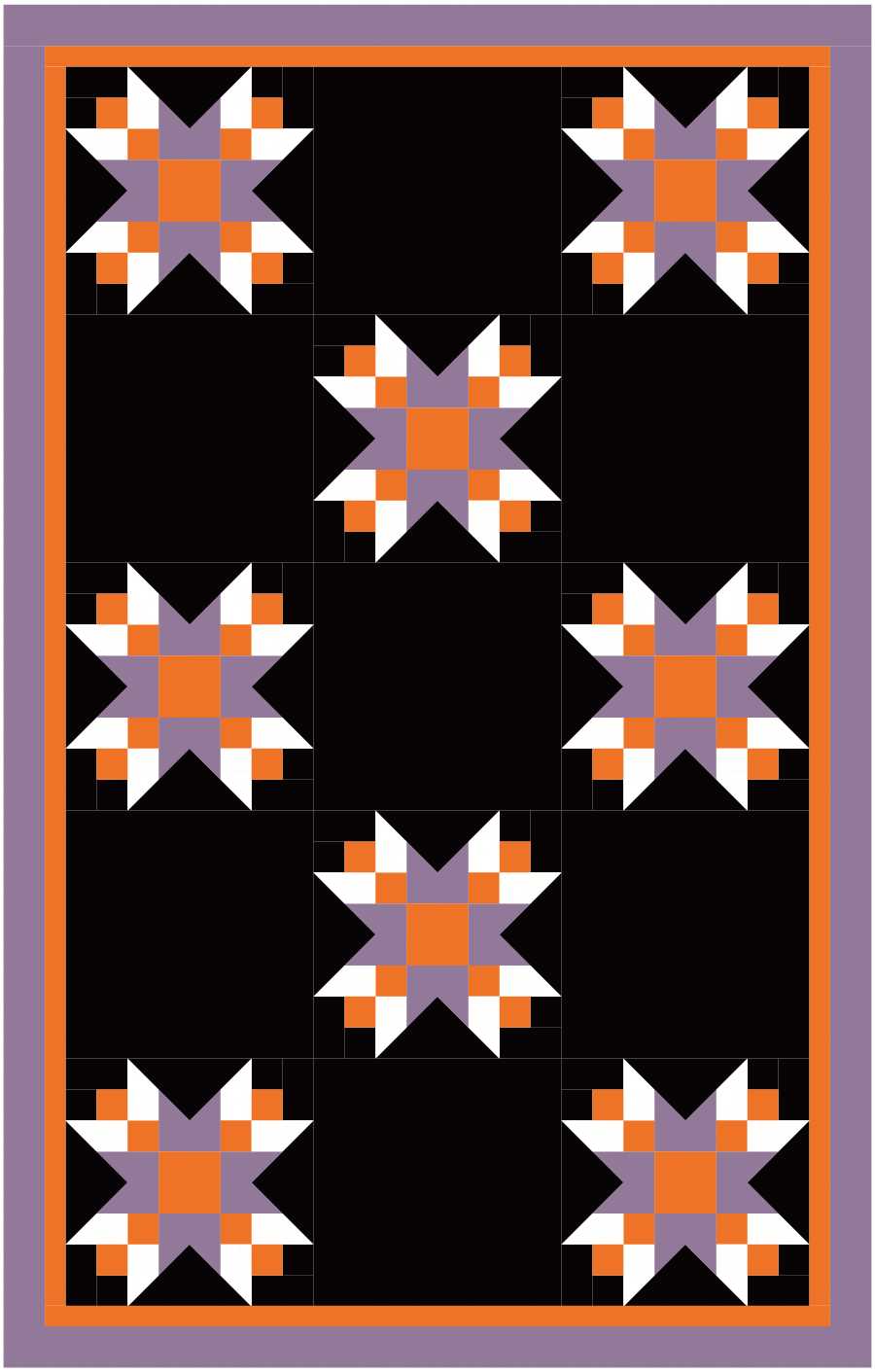 BL166 French Braid Quilt Fabric Kit LARGE