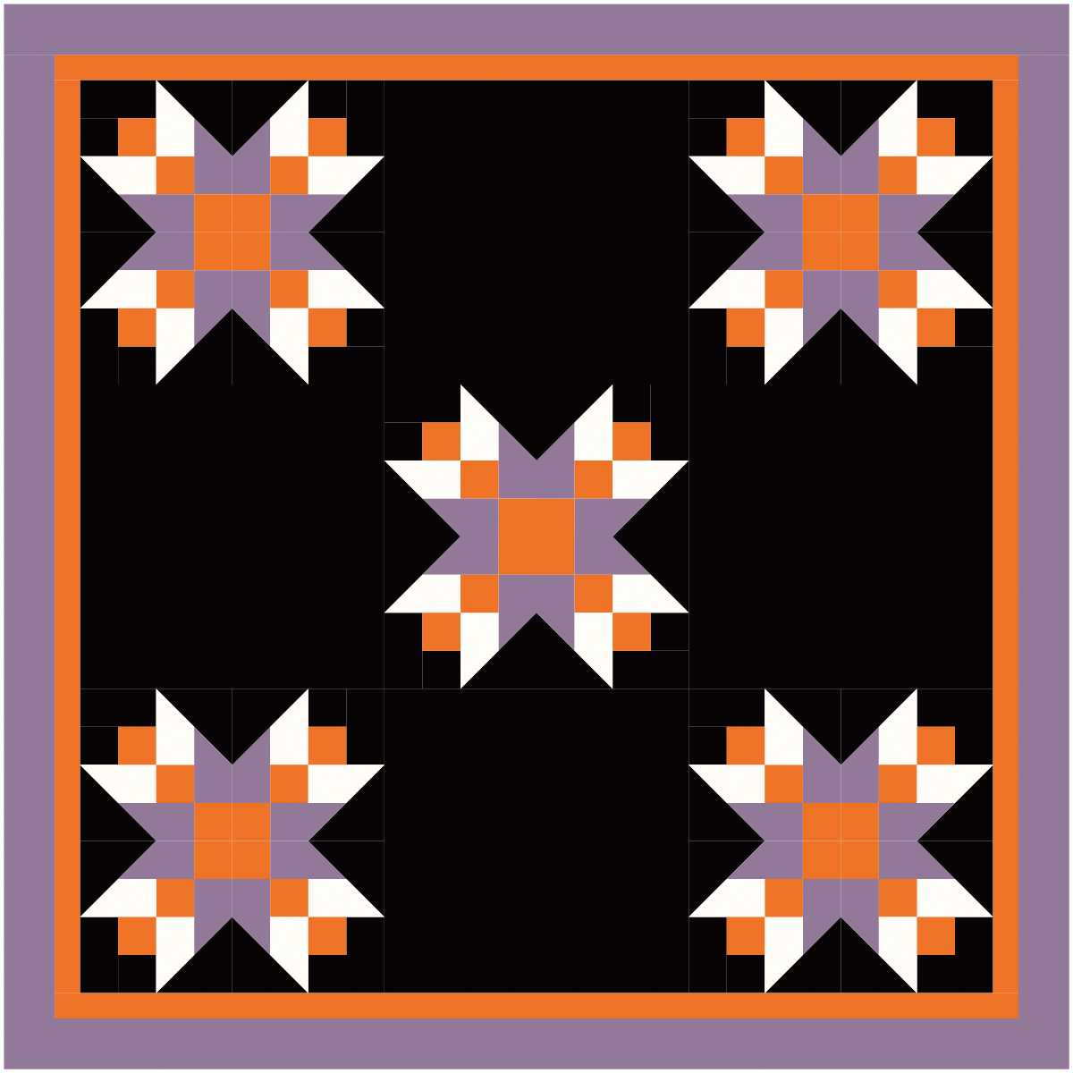 BL166 French Braid Quilt Fabric Kit SMALL