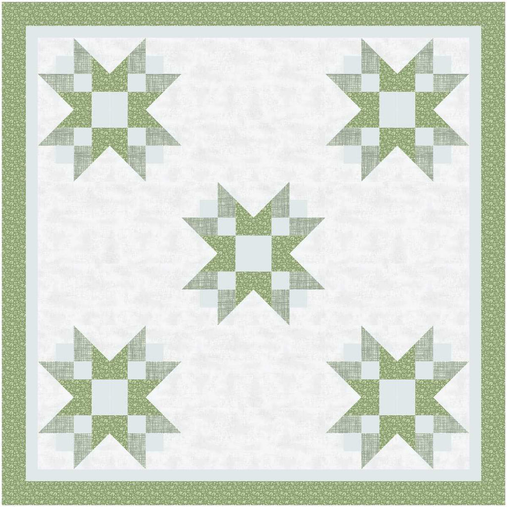 BL166 French Braid Quilt Fabric Kit SMALL