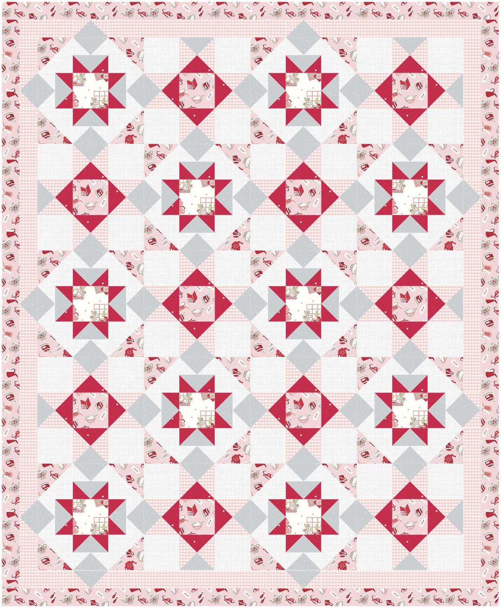 BL205 Frozen Pond Quilt Fabric Kit