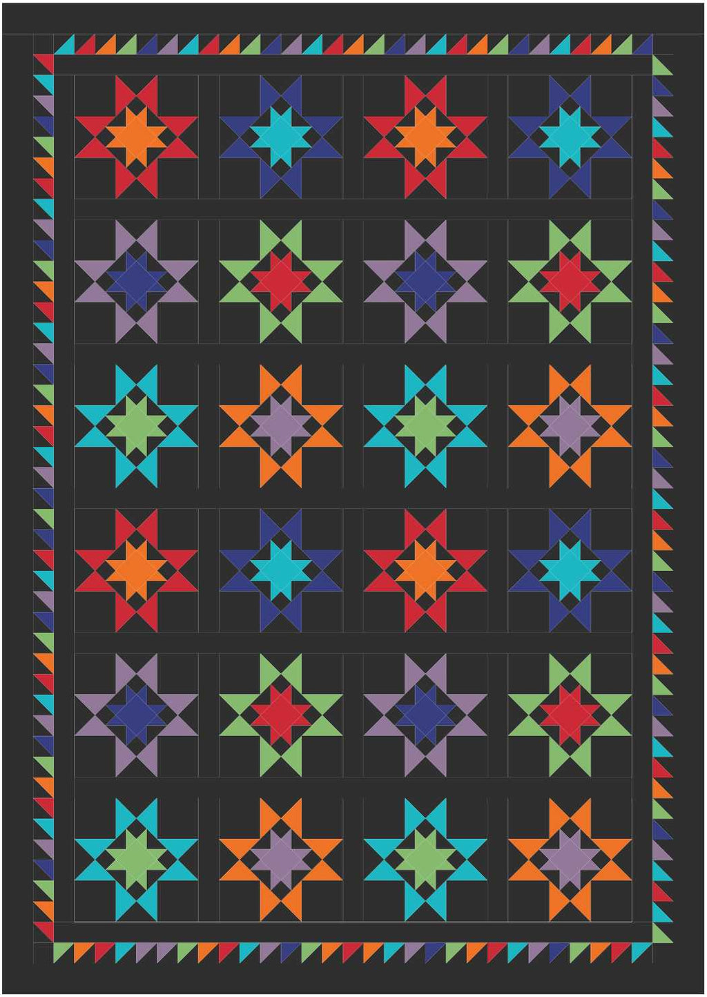 BL243 Fruit Basket quilt fabric kit LARGE