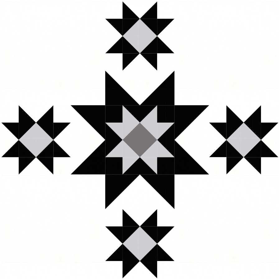 BL169 Full Moon Quilt Kit in 3 sizes