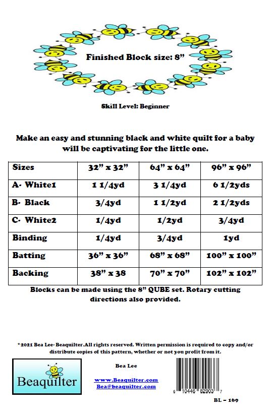 BL169 Full Moon Quilt Kit in 3 sizes