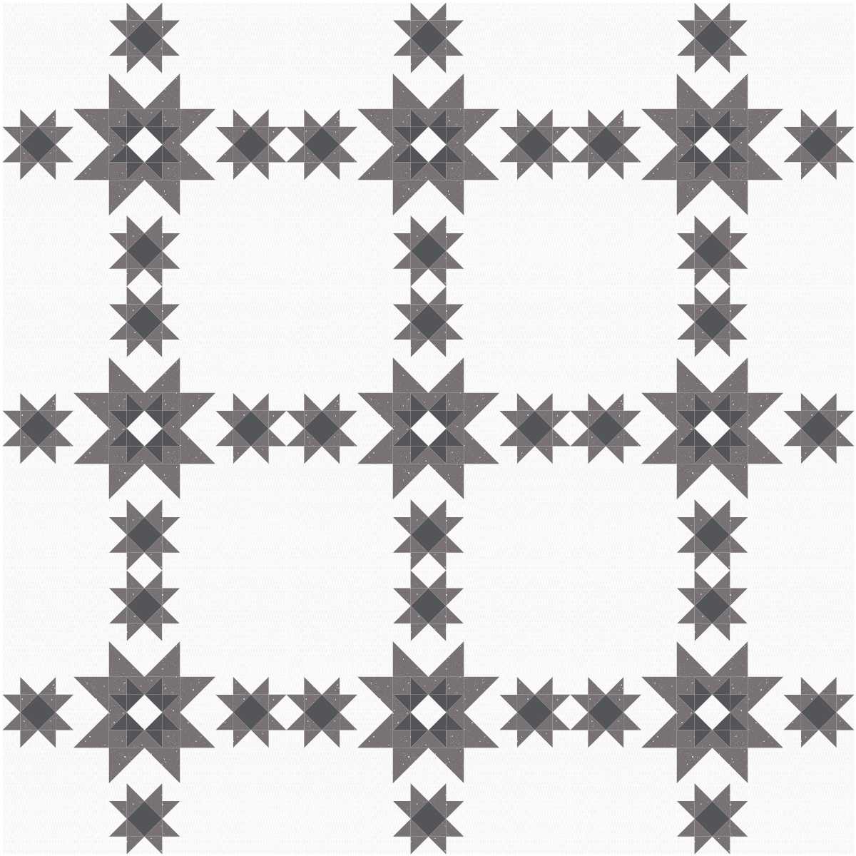 BL169 Full Moon Quilt Kit LARGE Sunflower Grey