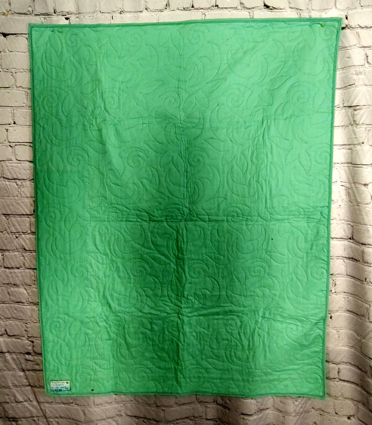Garrett Modern baby lap quilt