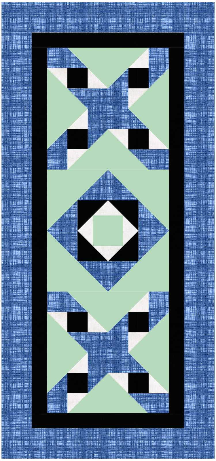 BL282 Garret Quilt pattern Accuquilt Friendly in 3 sizes