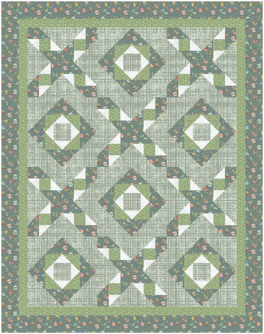 BL282 Garret quilt KIT MEDIUM