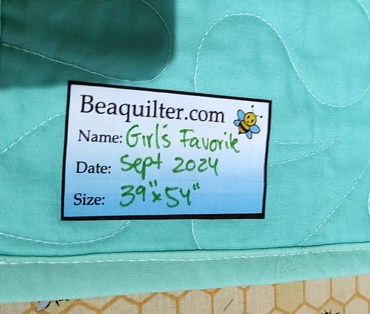 Dandelion Teal Yellow Modern Baby Lap quilt