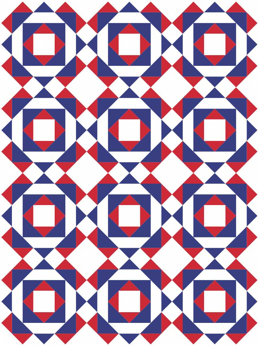 BL171 Honor a Veteran Quilt Kit MEDIUM