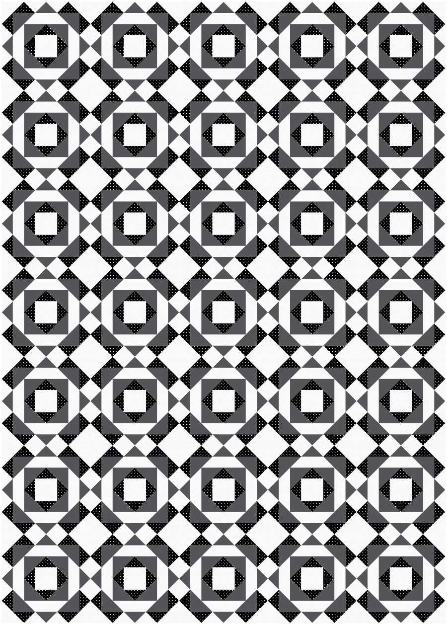 BL171 Honor a Veteran Quilt Kit LARGE Grey Black