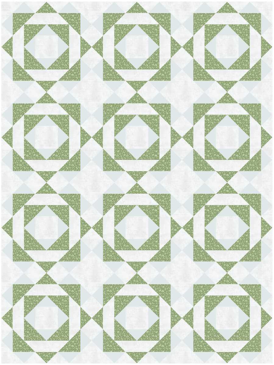 BL171 Honor a Veteran Quilt Kit MEDIUM Winter