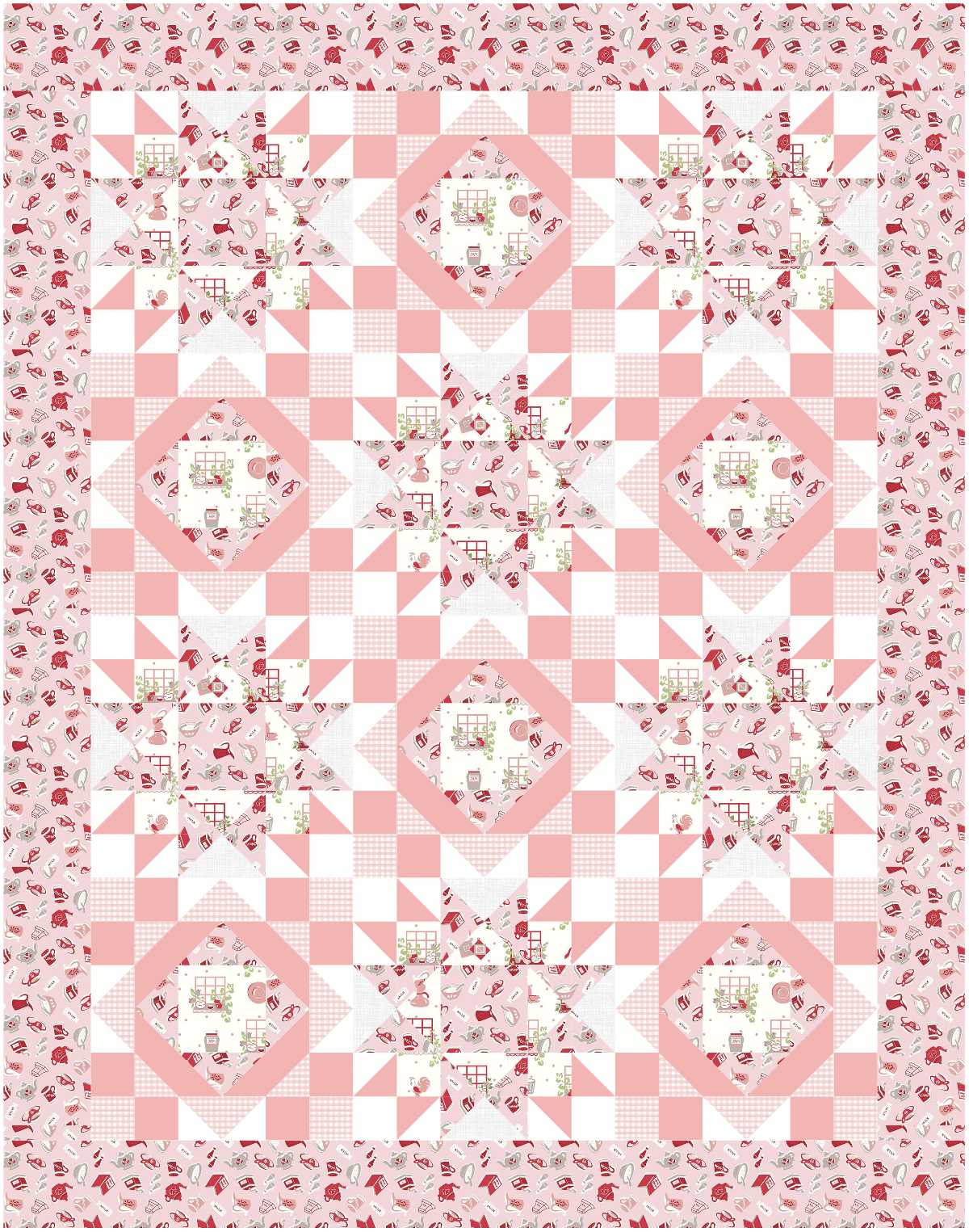 BL206 Hug Life Quilt Kit SMALL