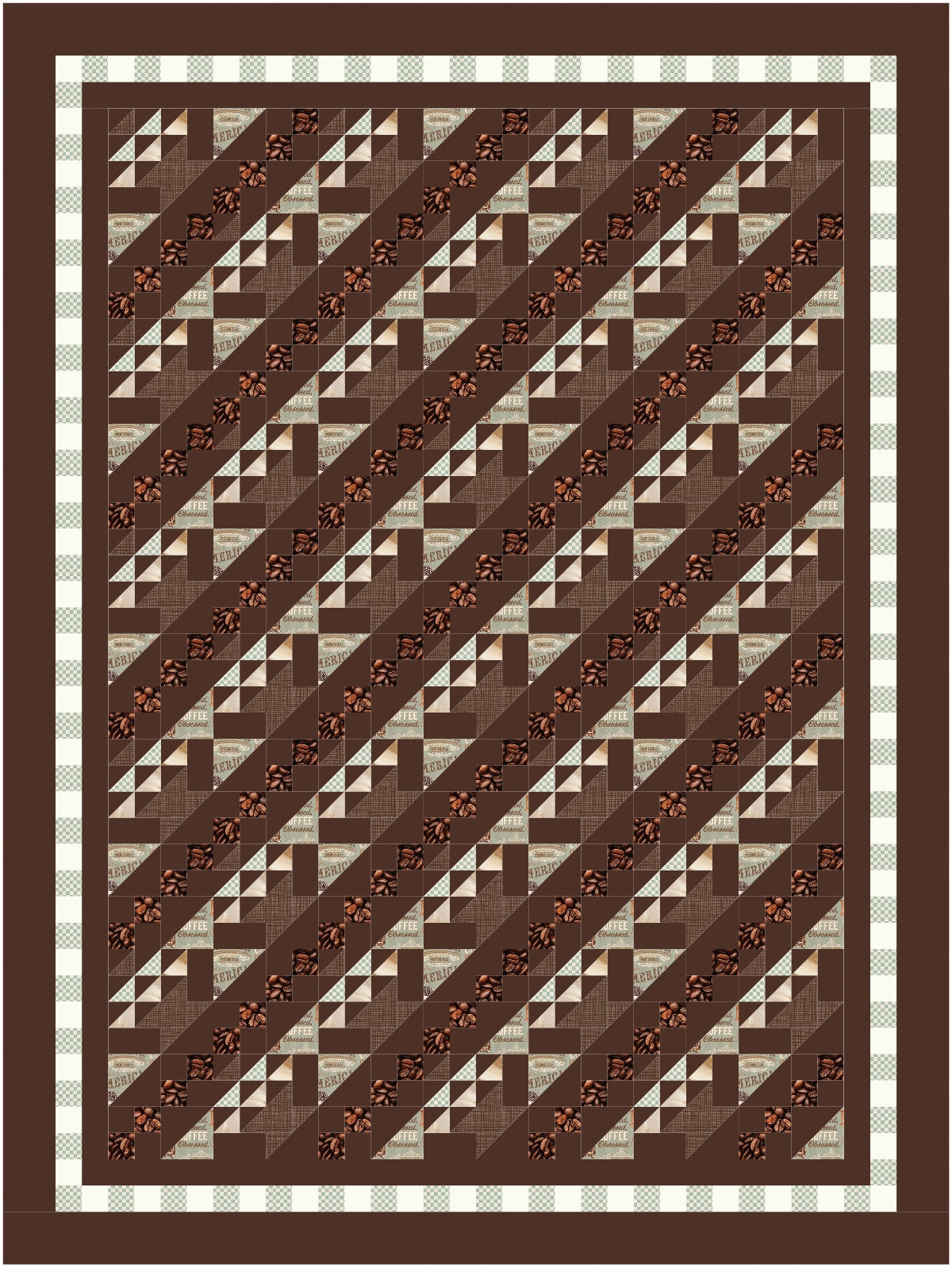 BL263 Hyacinths Quilt Kit 3 sizes