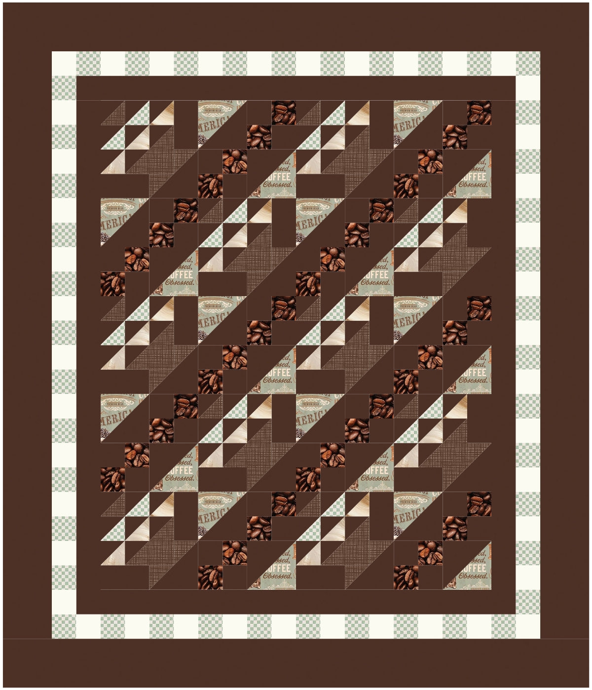 BL263 Hyacinths Quilt Kit 3 sizes