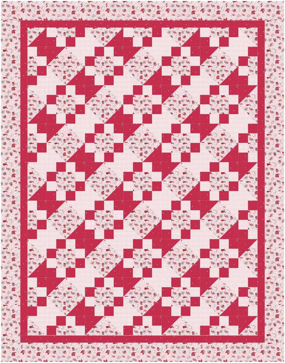 BL115 It's a compliment Quilt Kit MEDIUM