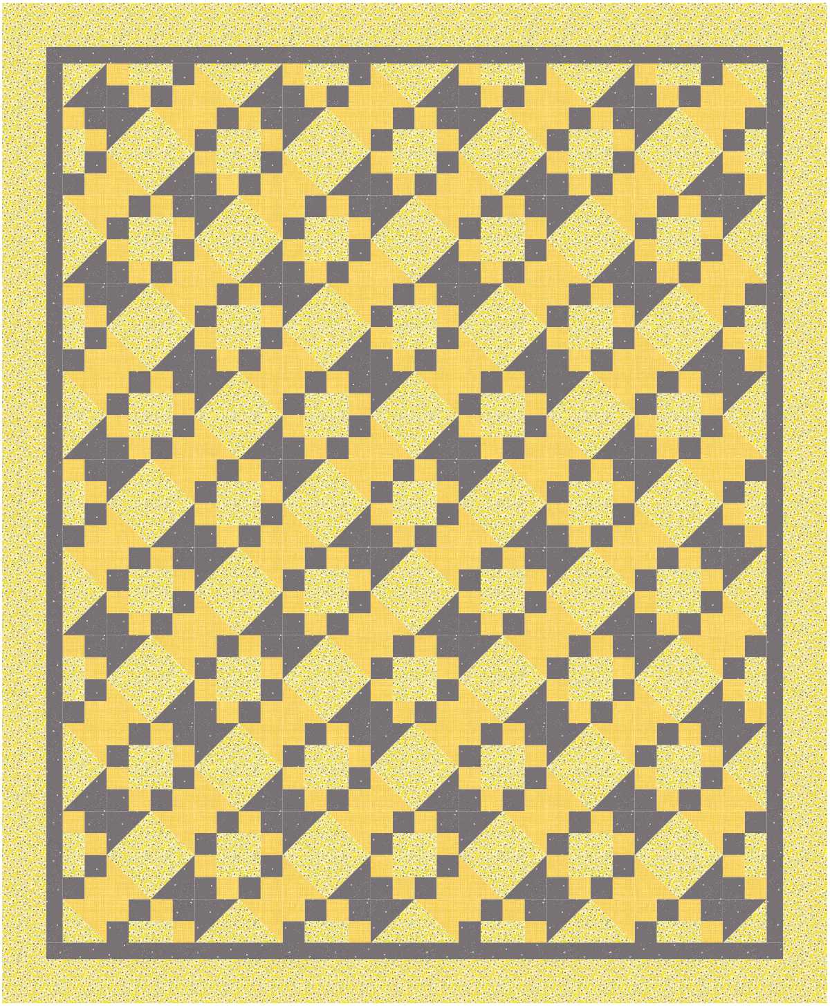 BL115 It's a compliment Quilt Kit LARGE Sunflowers