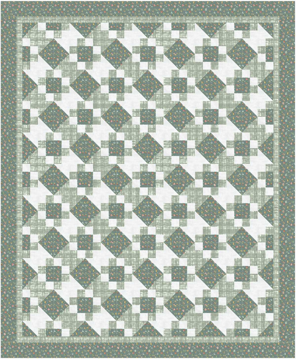 BL115 It's a compliment Quilt Kit LARGE Winter