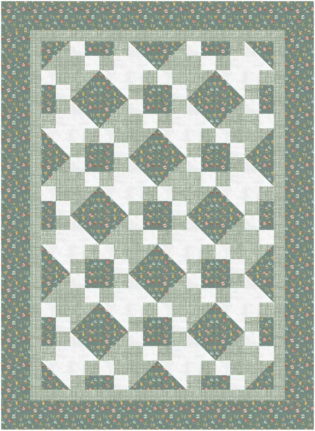 BL115 It's a compliment Quilt Kit SMALL WINTER