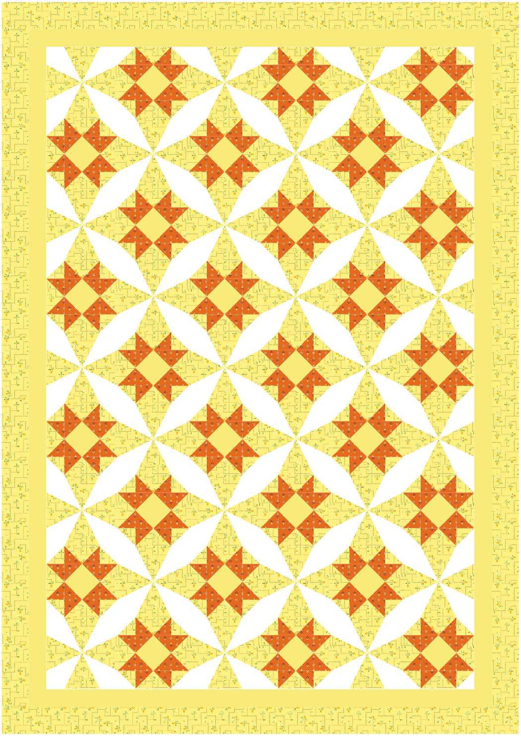 BL224 Kronk Quilt KIT LARGE Norahs Garden