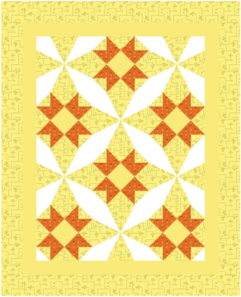 BL224 Kronk Quilt KIT SMALL Norahs Garden