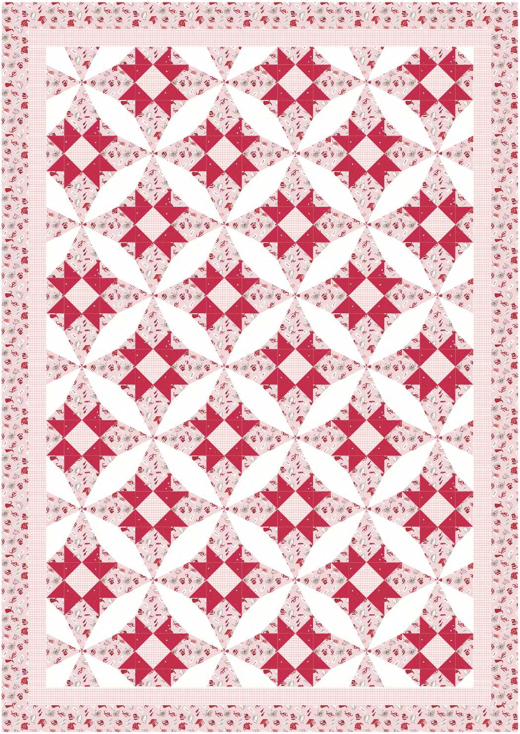 BL224 Kronk Quilt fabric LARGE