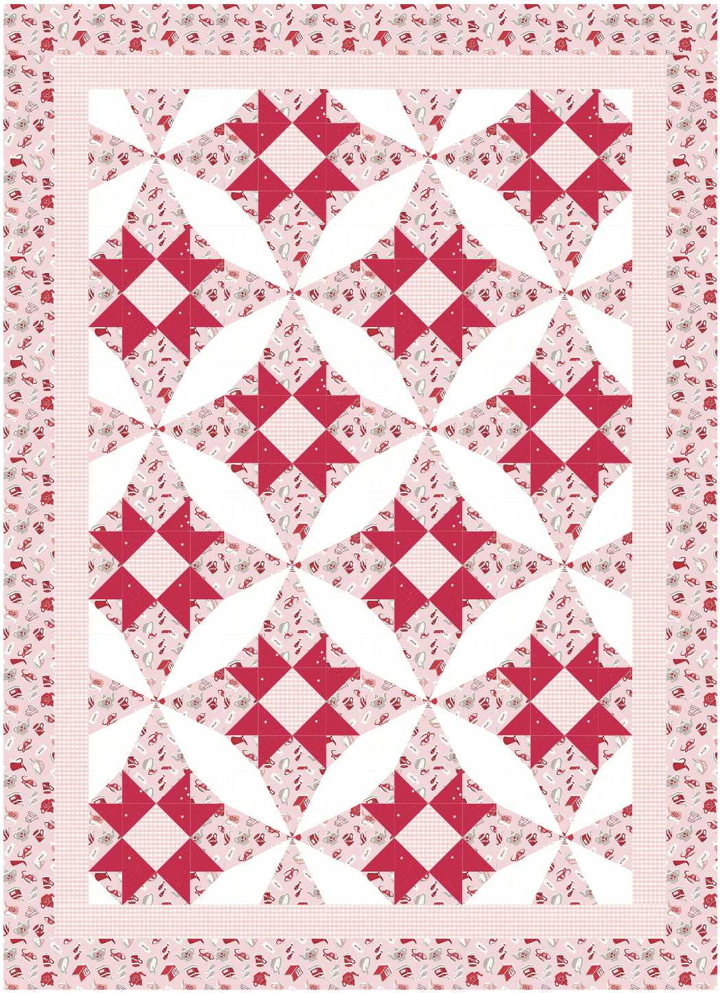 BL224 Kronk Quilt fabric KIT MEDIUM