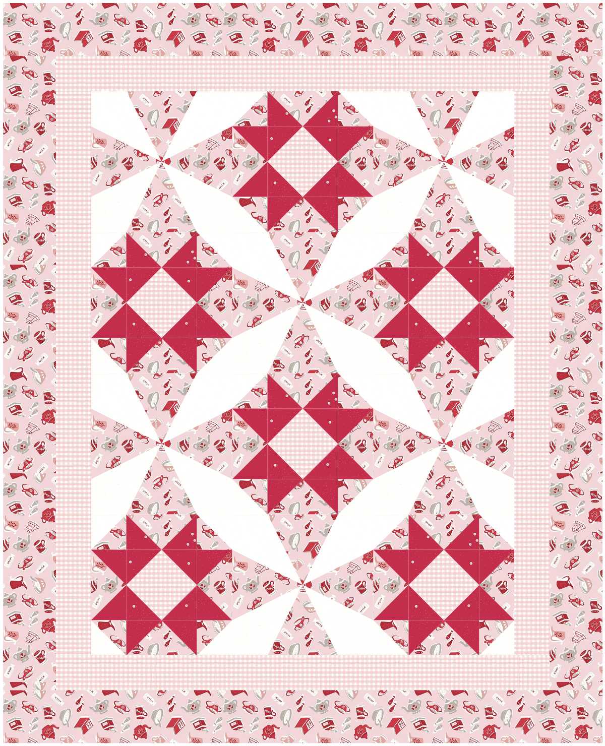 BL224 Kronk Quilt fabric KIT SMALL