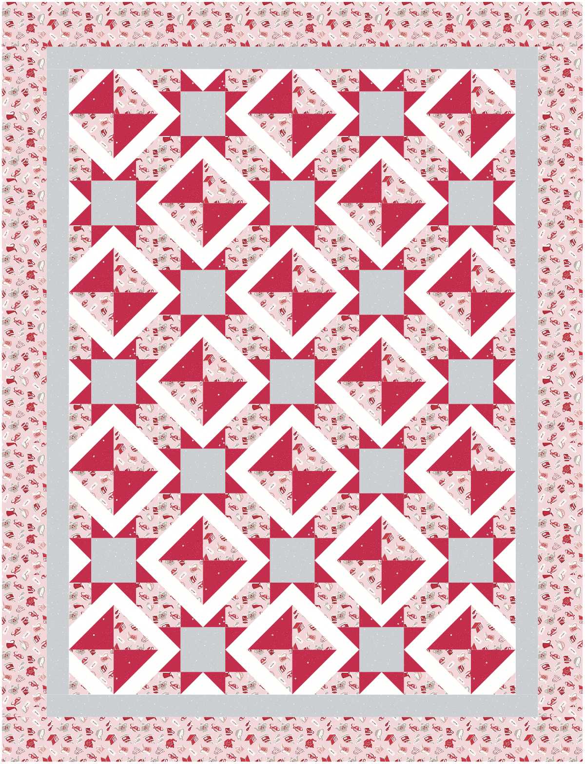 BL164 Maddie Quilt fabric Kit MEDIUM