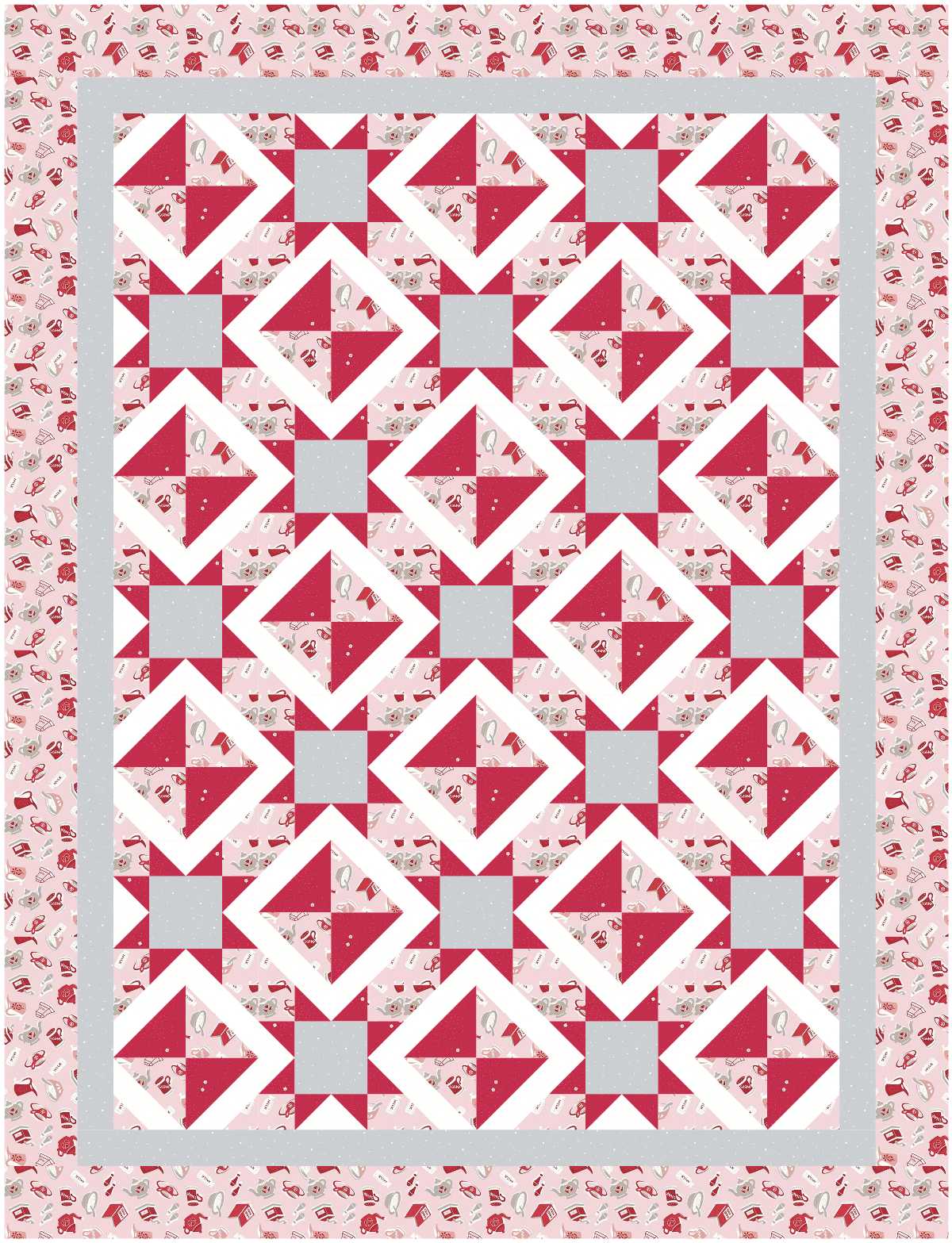 BL164 Maddie Quilt fabric Kit SMALL