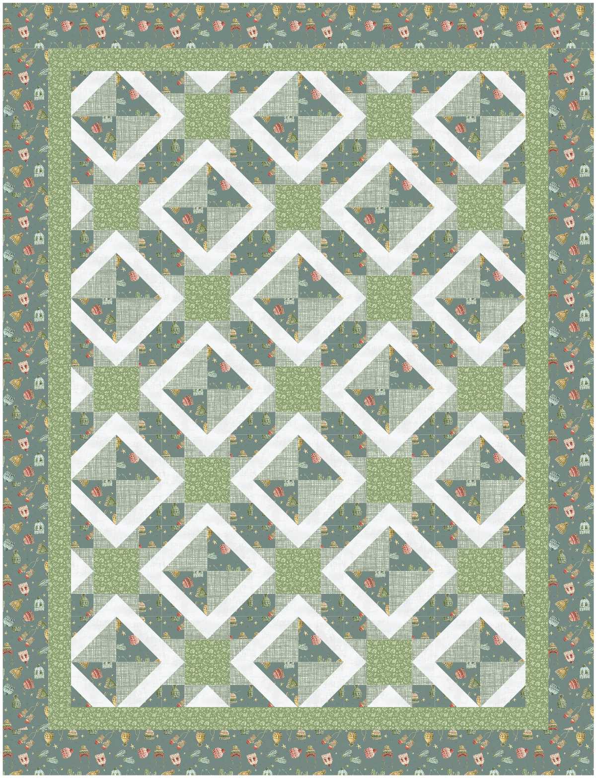 BL164 Maddie Quilt fabric Kit LARGE