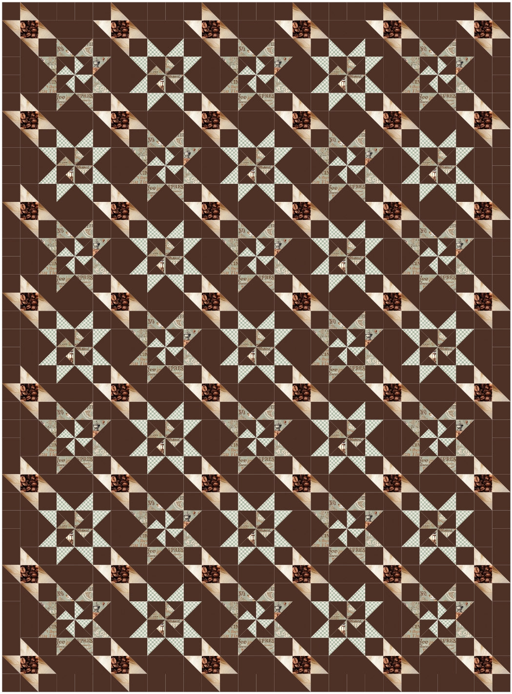 BL208 Martha's Stillness Quilt Kit 3 sizes