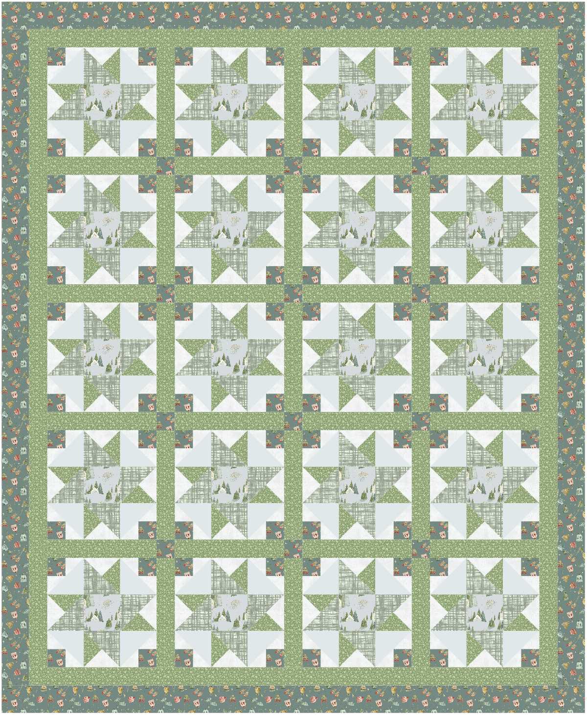 BL167 Meringues Quilt Kit LARGE