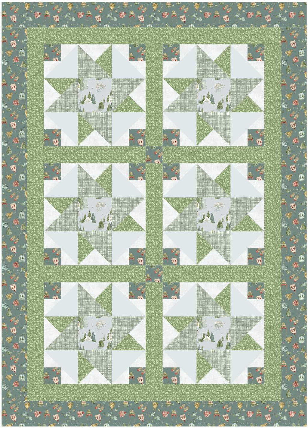 BL167 Meringues Quilt Kit MEDIUM