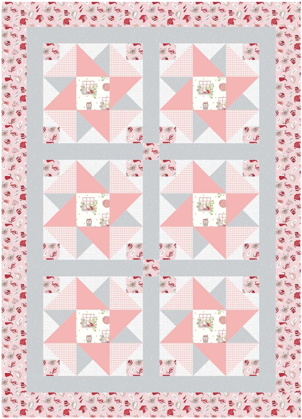 BL167 Meringues Quilt Kit MEDIUM