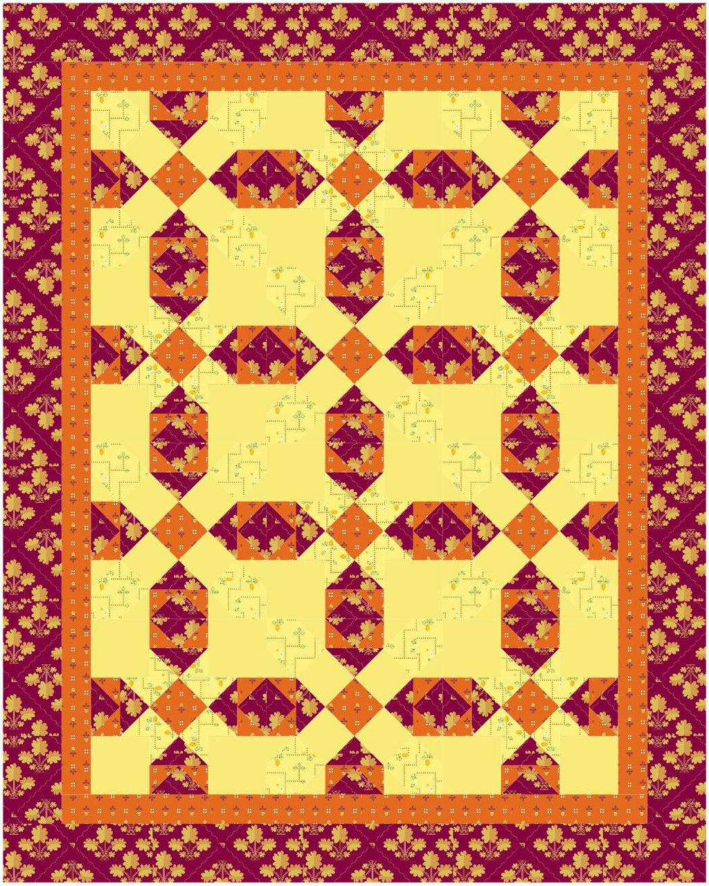 BL274 Miami Beach quiilt fabric KIT MEDIUM Norahs garden