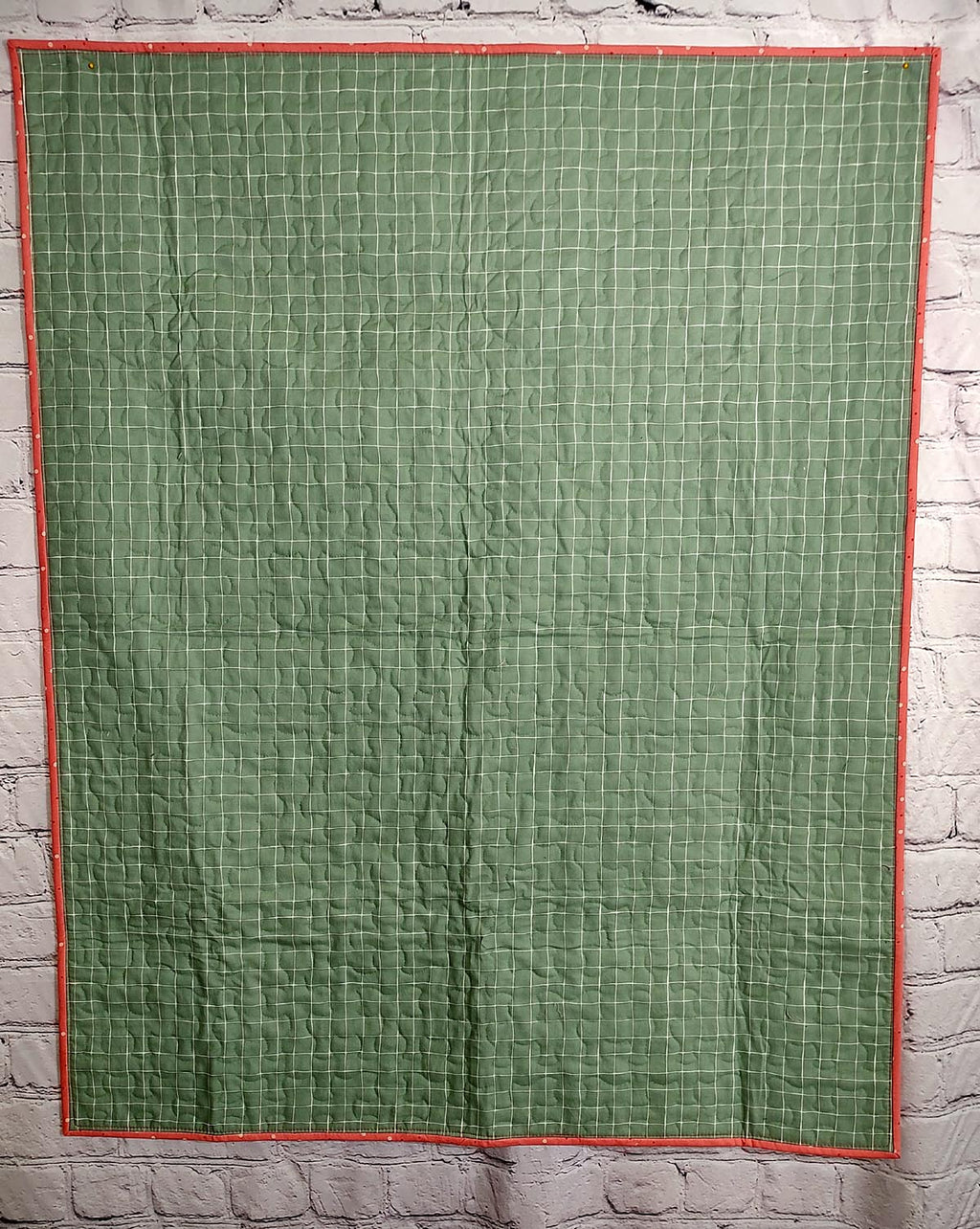 Miami Beach Retro Teal and Pink Modern baby lap quilt