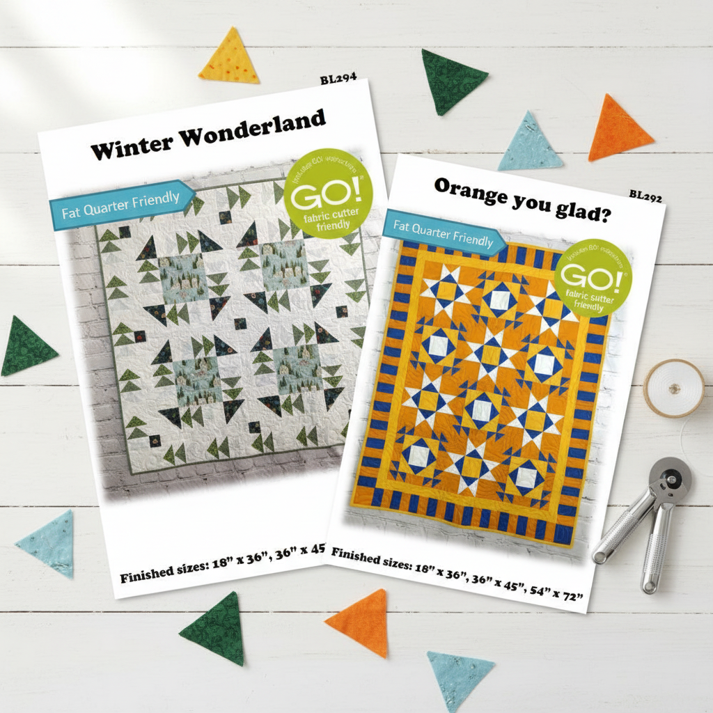 Monthly Pattern Duo with Winter Wonderland and Orange you Glad