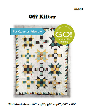 BL285 Off Kilter Quilt pattern 3 sizes