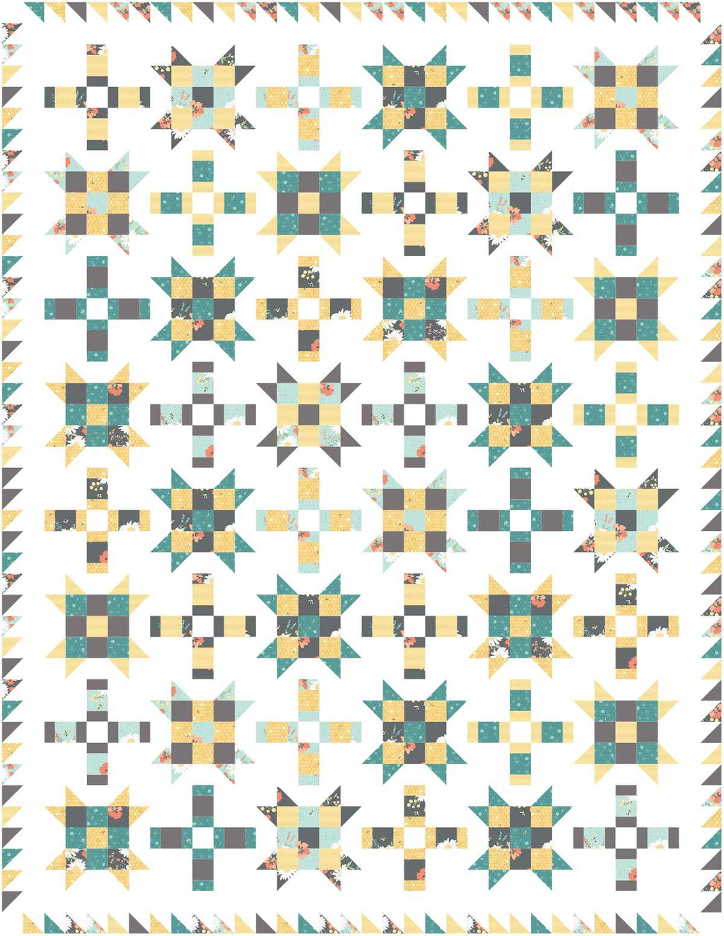 BL285 Off Kilter Quilt pattern 3 sizes